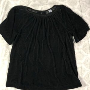 OLD NAVY Black Velvet Top